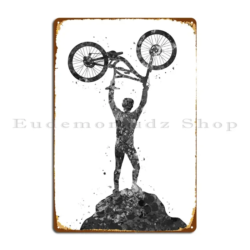 ダウンヒルマウンテンバイクメタルプラーククラブ壁飾りパブデザ - Mountain Biking Europe のレビューと価格