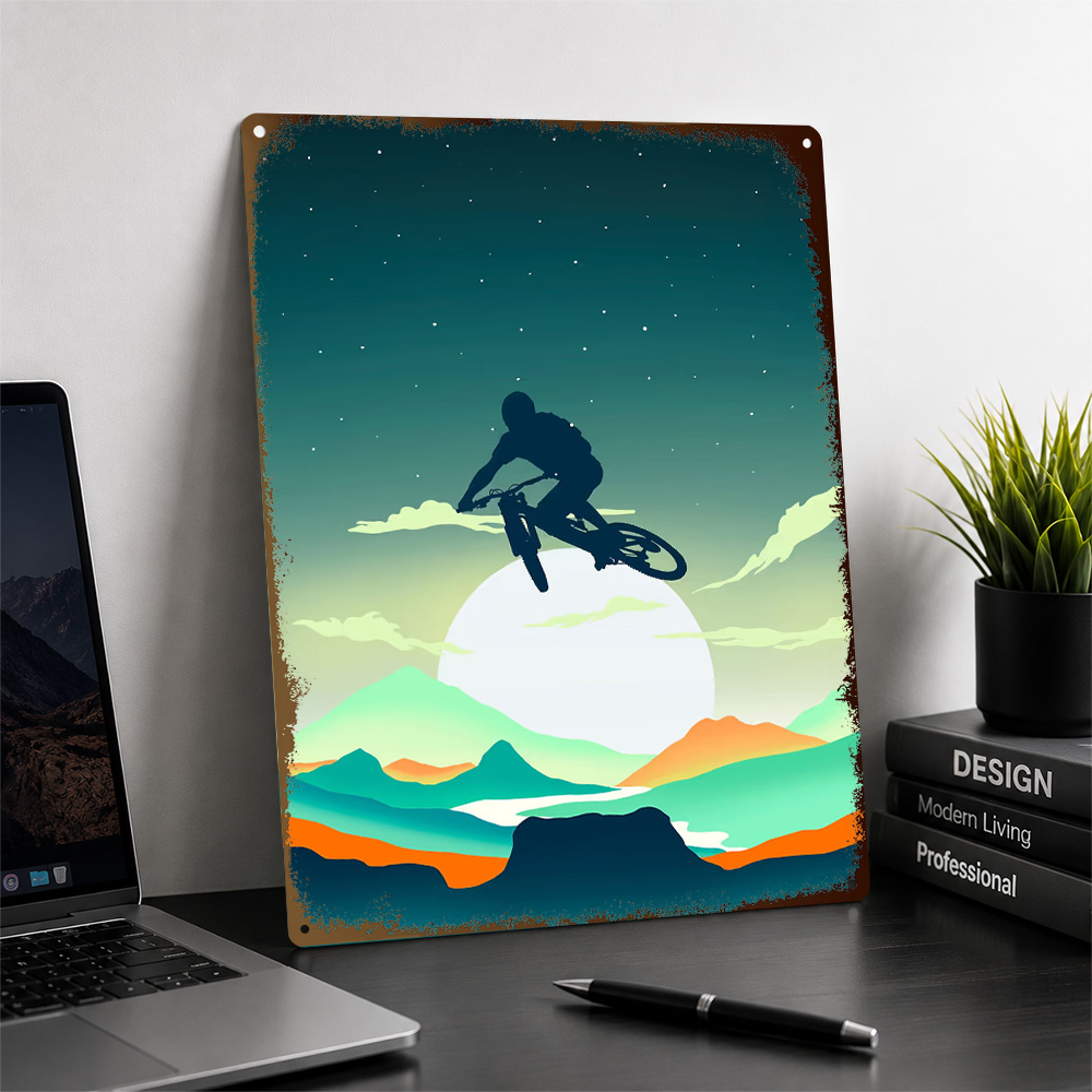 マウンテンバイクのテクスチャードポスター、パーソナライズされ - Mountain Biking Europe のレビューと価格